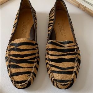 Patricia Green Jillian calf hair flat